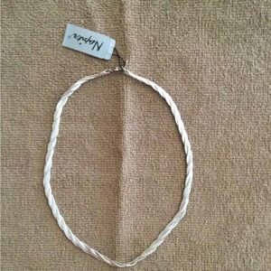 NWT Napier Silver Twist Necklace